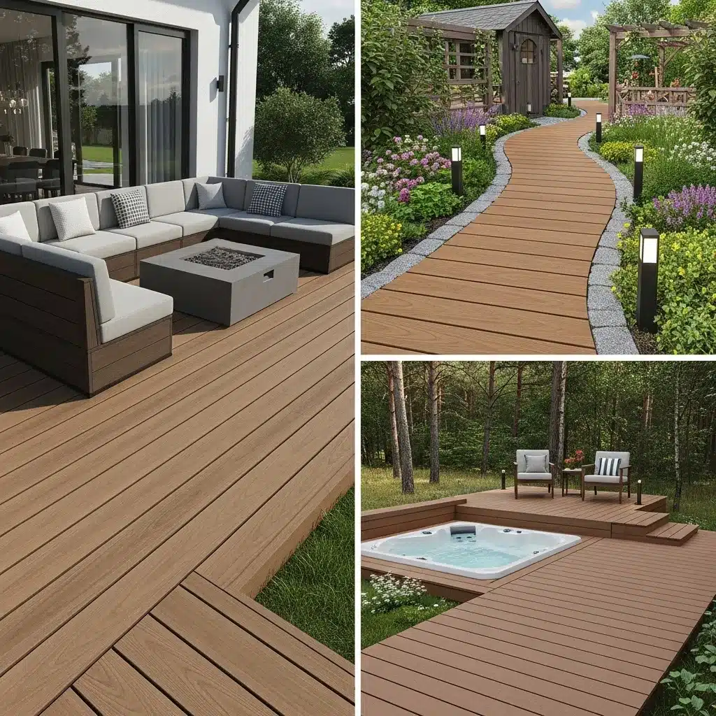 WPC decking, build your private outdoor paradise​