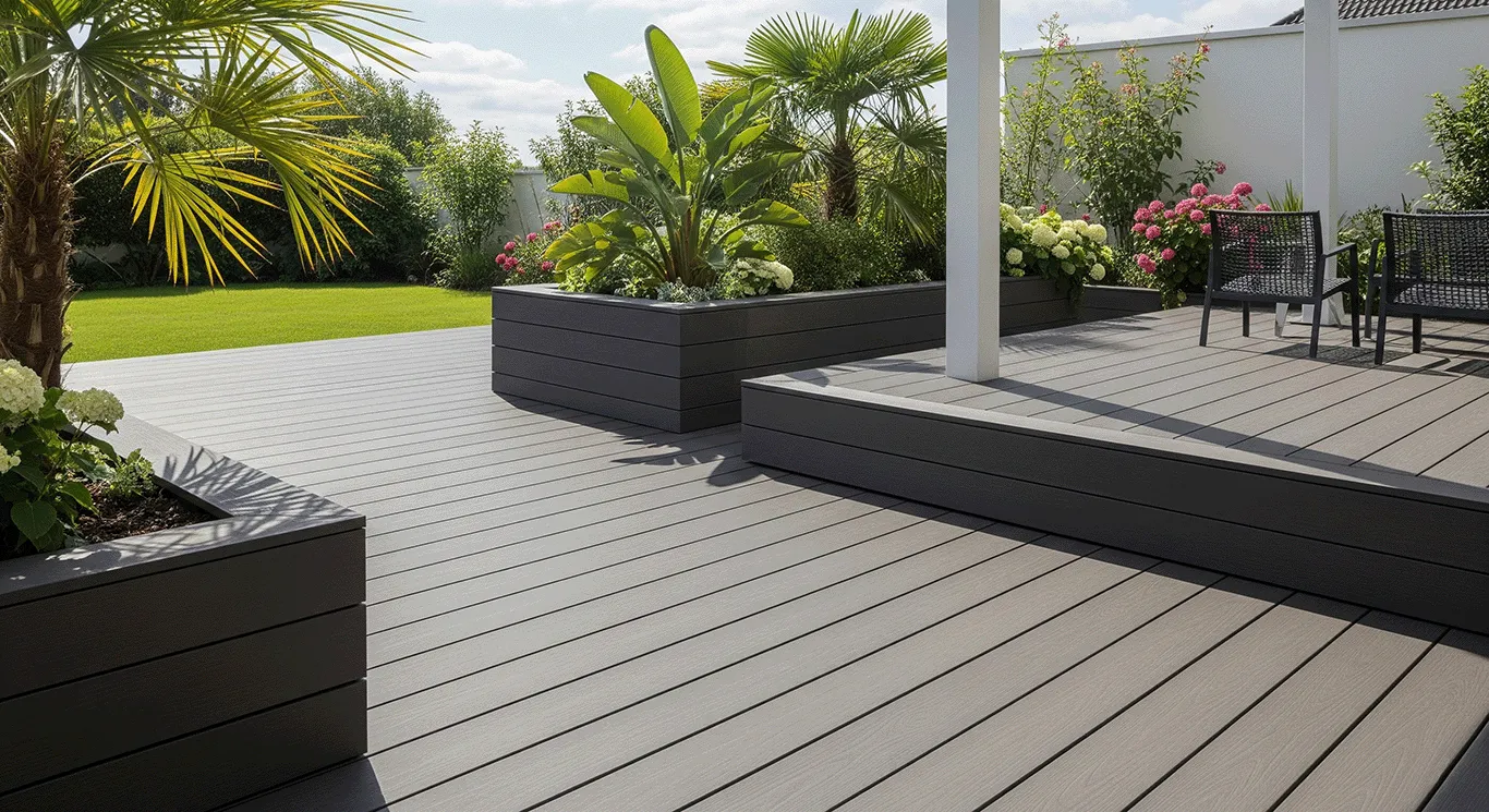 Enjoy the sunshine, start with WPC decking terrace