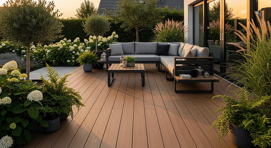 Natural WPC Co-extrusion Decking